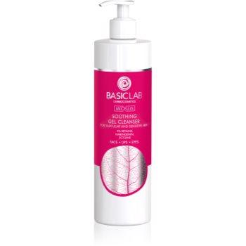 BasicLab Dermocosmetics Micellis gel calmant de curatare pentru piele sensibila si inrosita - imagine 2